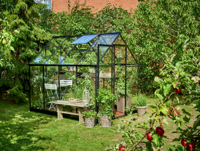 Qube 68 zwart - 198x259 cm (bxl) 135/219 cm (h)