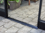 Fundering Qube 68, zwart gecoat