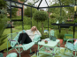Prieel Oase 8,8 antracietgrijs gecoat 296X296 CM (BXL) 195/286 CM (H)