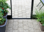 Fundering Qube 68, zwart gecoat