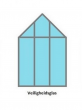 Qube 816 zwart - 261x508 cm (bxl) 135/246 cm (h)