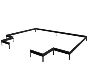 Fundering Orangery 21,5 zwart