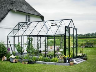 Magnum 148 groen of zwart - 257x446 cm (bxl) 151/258 cm (h)