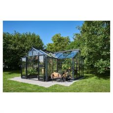 Orangery 21,5 antracietgrijs - 583 x439 (lengtexdiepte) 175/267 cm (h)