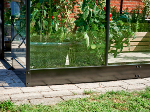 Fundering Qube 812, zwart gecoat