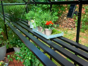 Tafel Qube 812, geïntegreerd, zwart