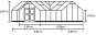 Orangery 21,5 antracietgrijs - 583 x439 (lengtexdiepte) 175/267 cm (h)