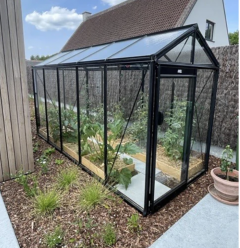 ACD Piccolo (P04) vrijstaande kas met 4 mm dik veiligheidsglas - Aluminium - 4,74 m² - 298 x 159 x 221