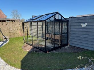 Tuinkas Retro R104 Fc - Zwart - 202x298 cm (bxl) 179/221 cm (h)