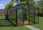 Victoria full option zwart / groen - 300x450 cm (bxl) 180/250 cm (h) 