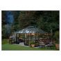 Prieel Grand Oase 25,6 antracietgrijs gecoat, 439X583 CM (BXL) 195/286 CM (H)