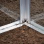 Vier-ruits Kweekbak Glas JUMBO air 80x120cm 
